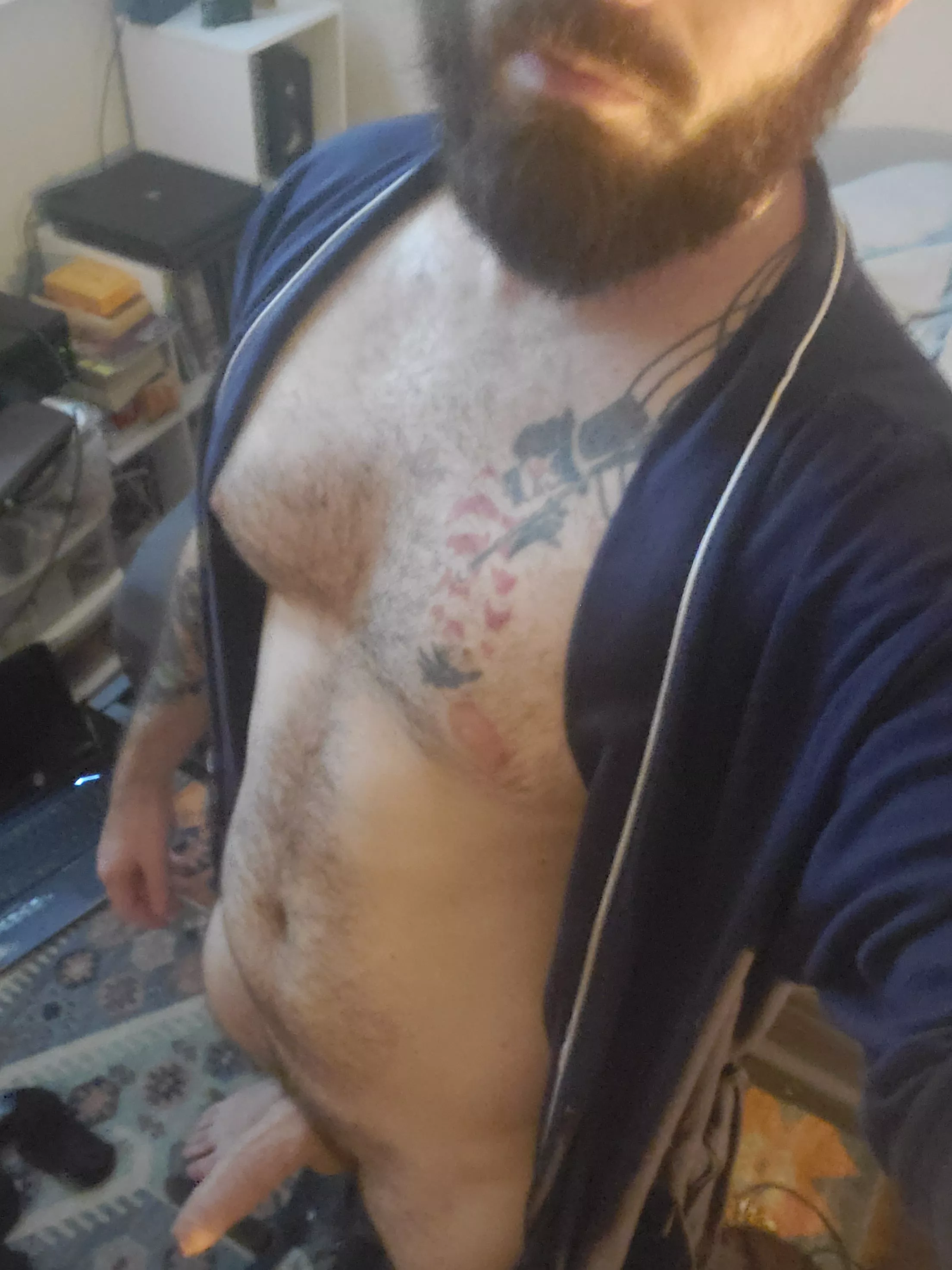[32] Me? I'm just a Daddy with a big fat uncut cock. posted by ObliviousStretcher