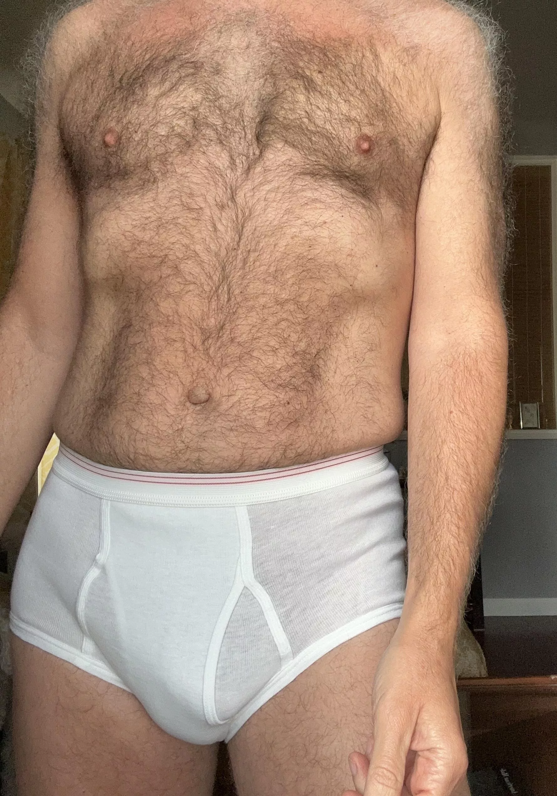 Basic white briefs posted by charbor7
