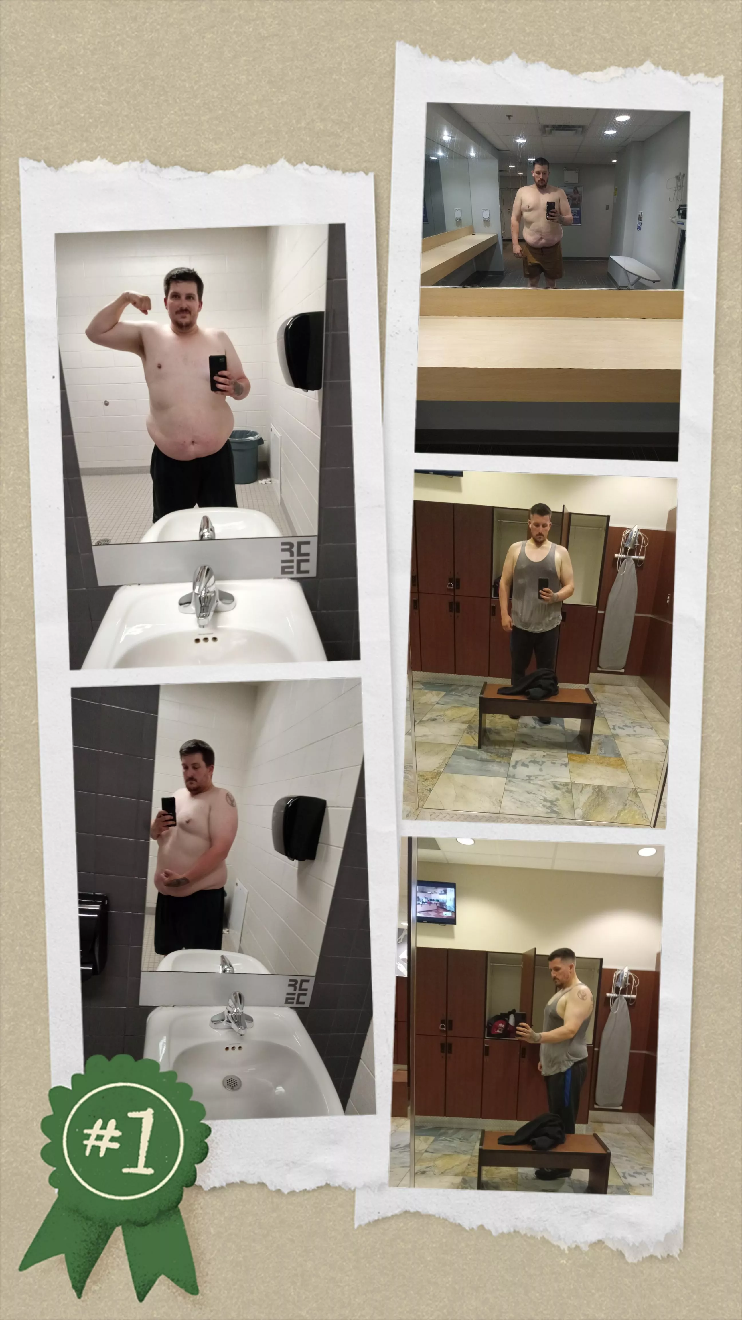 Befor and after less weight but no smaller posted by reeseowens123