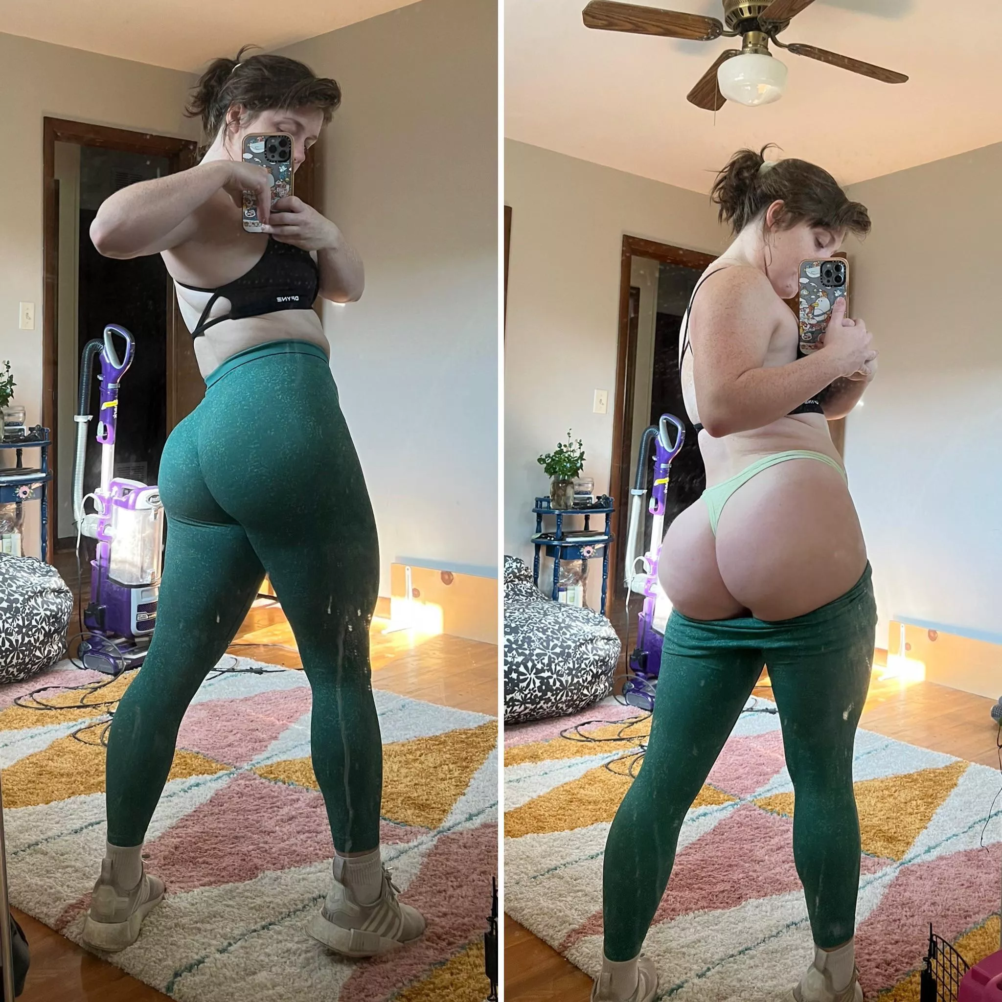 Didn’t realize how much these leggings compressed posted by freckledspirit