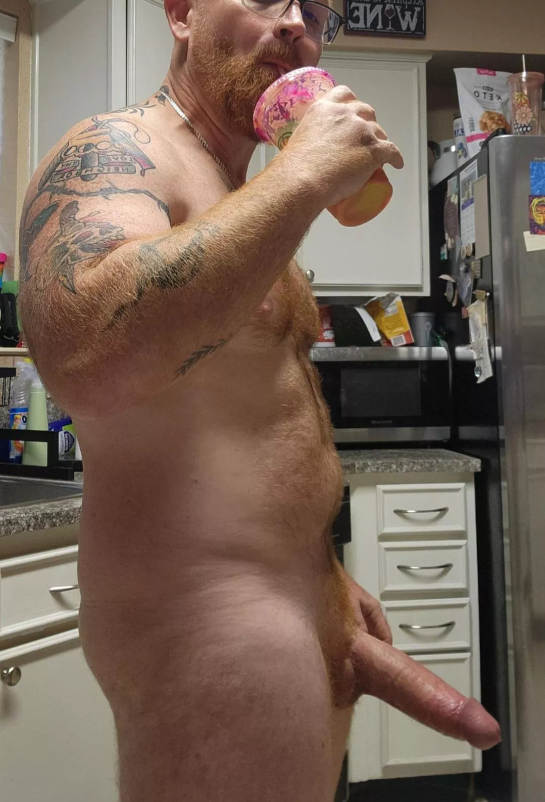 Don't mind me, just enjoying my smoothie 😋 posted by texcentricasshole