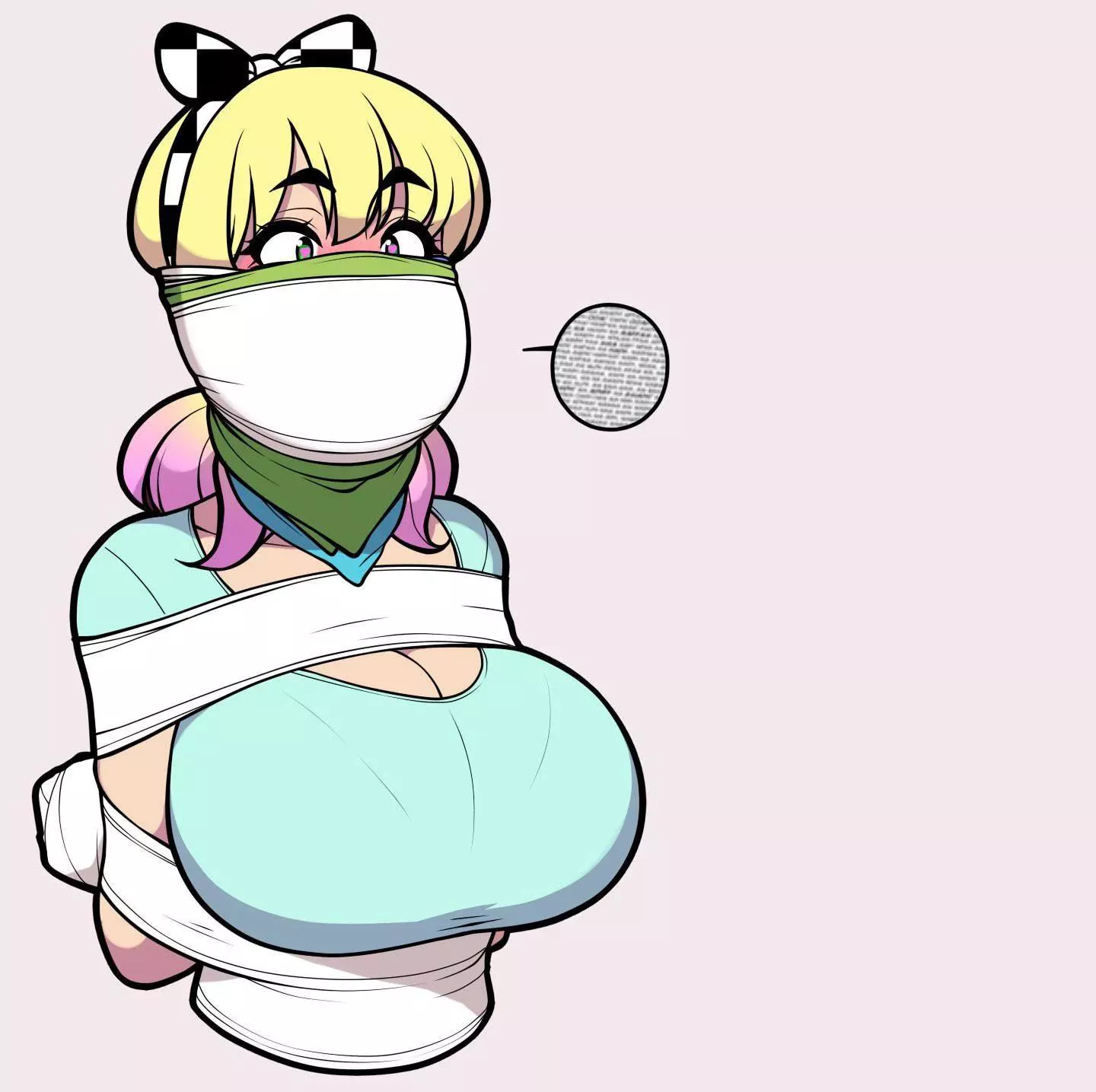 Even the heaviest gags can't stop the loudest yapper posted by antomonamonynym