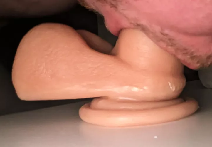 I was told to deepthroat my 7.5 inch dildo for a dominant man online by PossibilityRoyal5944