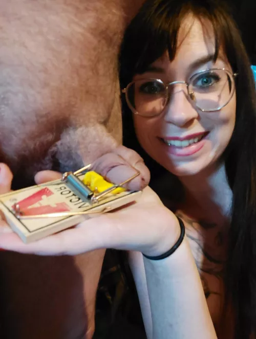 It is as tiny as a mouse, so I had to remind my sub of that [domme] by MistressThrope