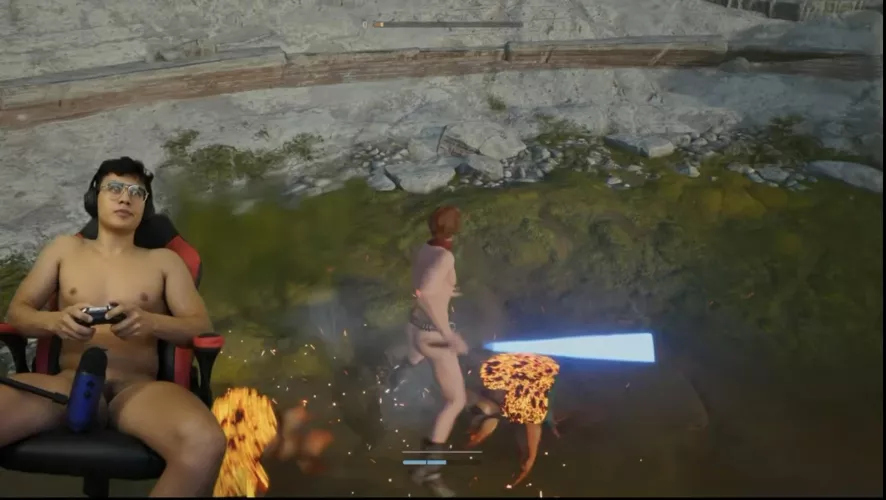 Love Playing with Naked Cal by Mememimo4