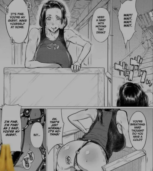 Mono: â€œWait! Wait. Wait. Waitâ€, â€œNeed a hand with moving that desk?â€, â€œItâ€™s fine. Youâ€™re my guest. Make yourself at home.â€, â€œYouâ€™re breathing hard though? Do you have a cold?â€, â€œOh, thatâ€™s just normal! Itâ€™s nothing!â€, â€œIâ€ by Smart-Swing-9843