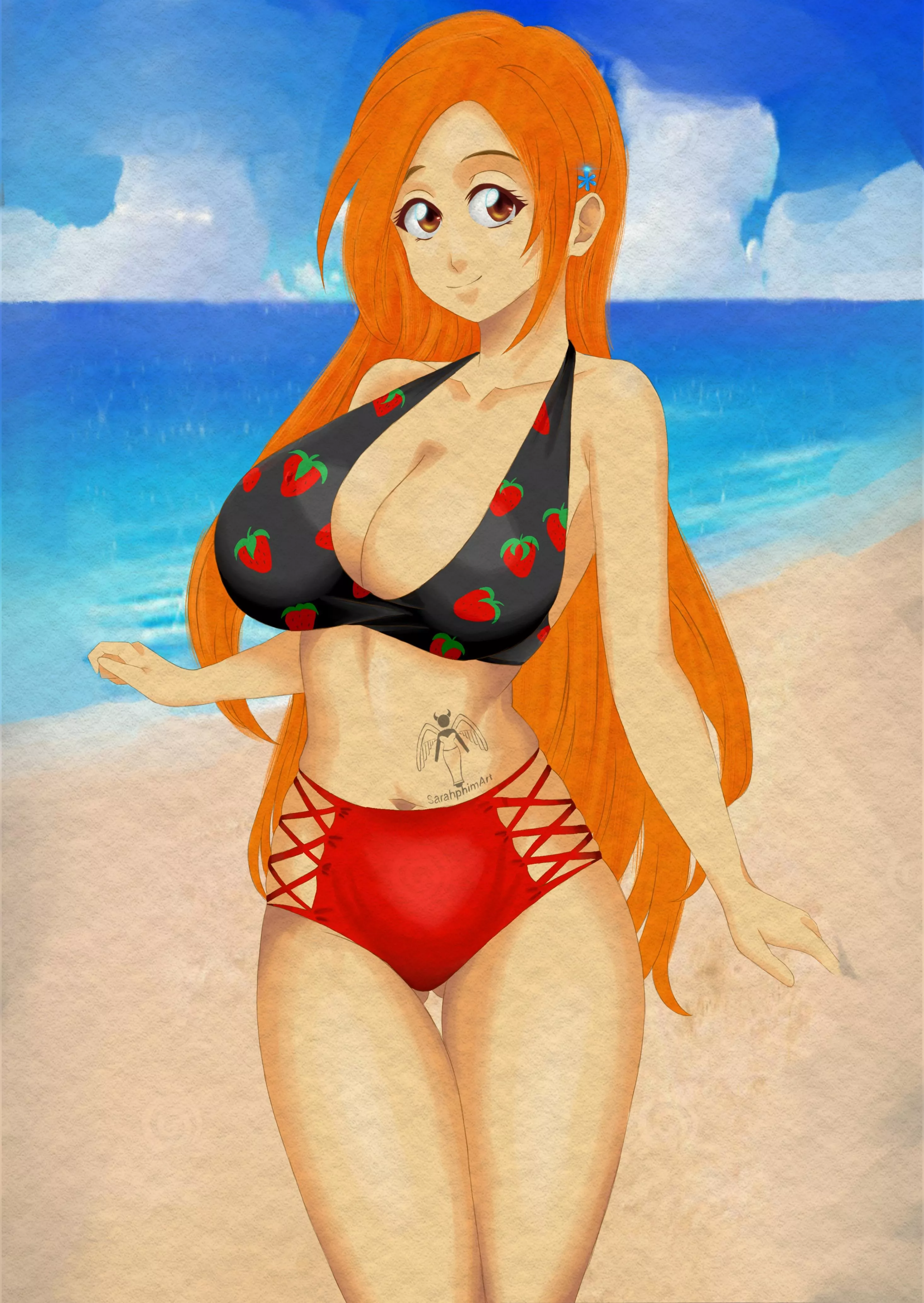 Orihime's new bikini (Sarahphimart) posted by SarahphimArt