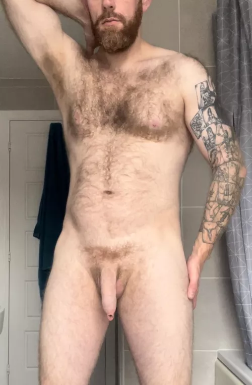 Red head, hairy, uncut! by gbrad1983