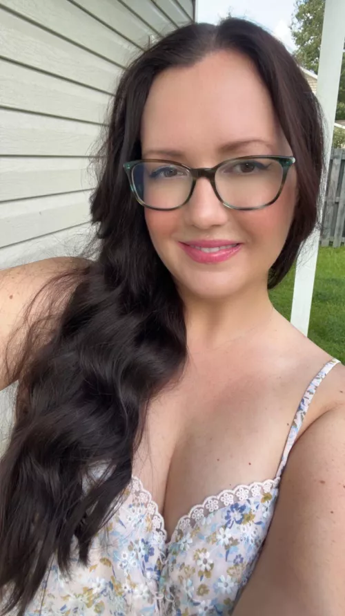 Too hot for a bra; don’t mind the lip sweat by Swift_jennis8