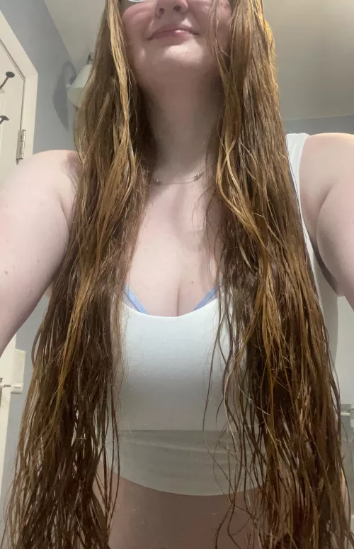 Wash day means pampering my hair by RubyredRapunzel