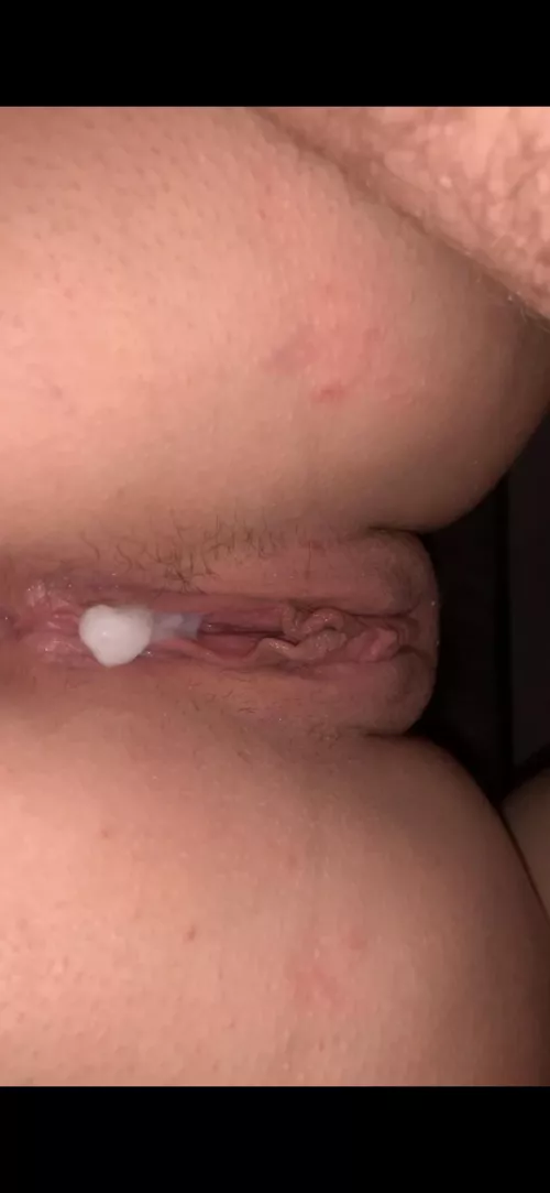 Would anyone care to suck this thick cum out of me ? by fenceman12