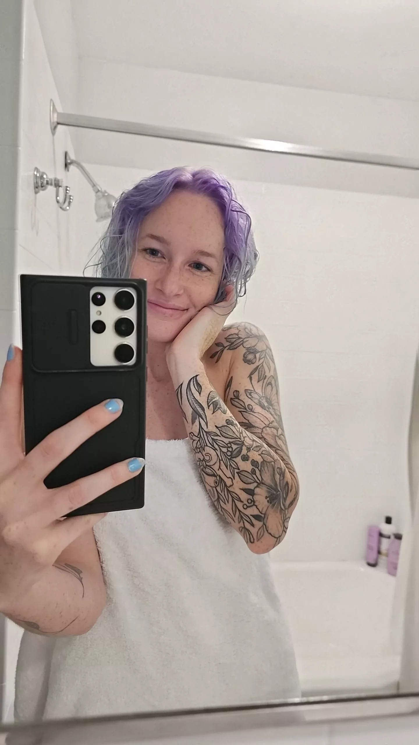 Would you date a girl with purple hair and Pokémon tattoos? posted by _MyLittlePanda_