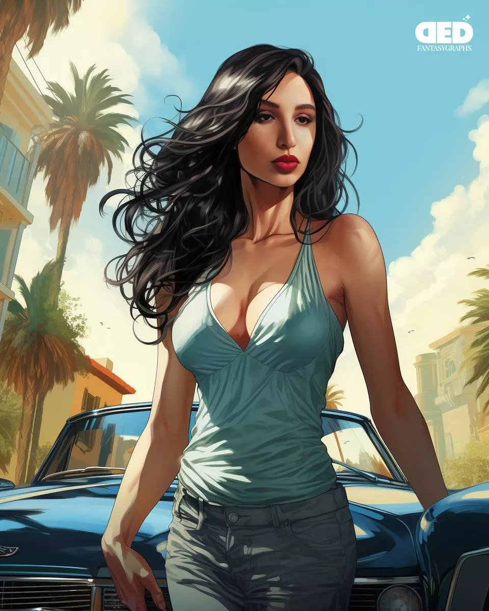 Abella as a GTA character. posted by Dankuruma