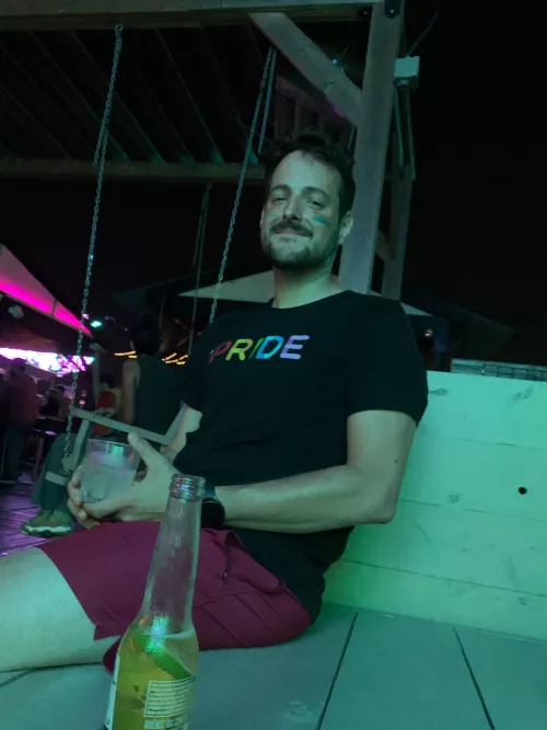 Celebrating PRIDE a few weeks ago by sideways_hotdogs