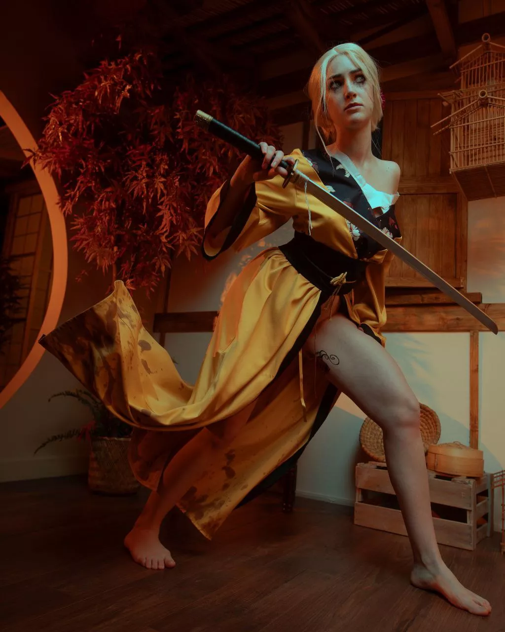 Ciri Samurai by Milashiroki posted by Milashiroki-cos