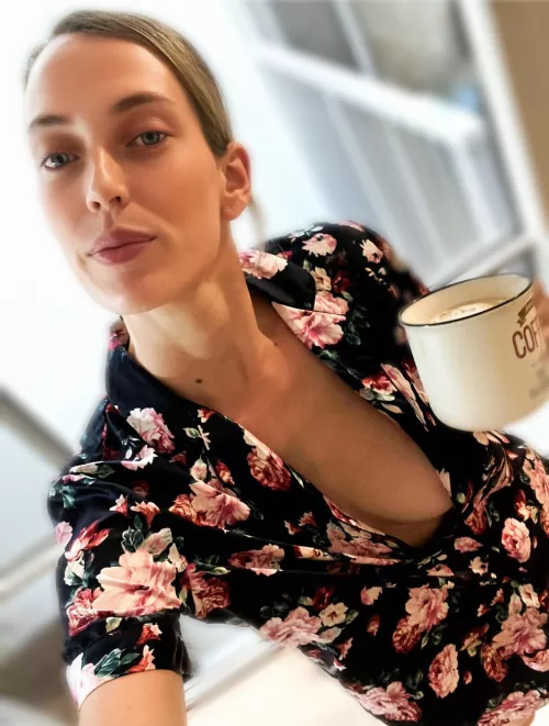 Coffee and open shirt, perfect start to the day by mmillygrace