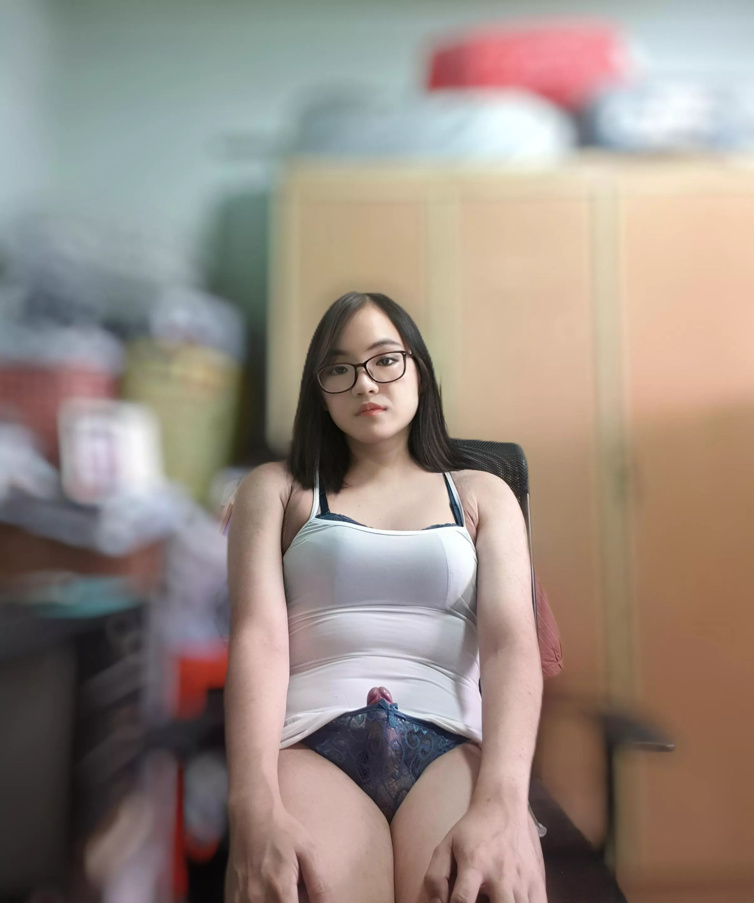 Do u like asian girls who pack something in their panties? posted by jillc94