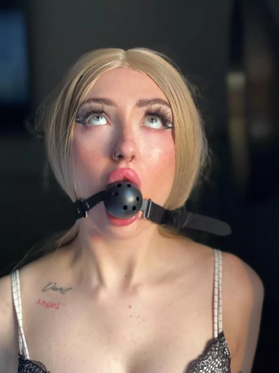 Gagged & told not to take my eyes of you posted by PainterCute4289