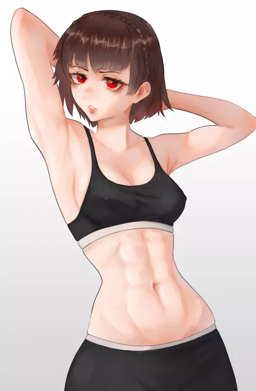 Makoto Nijima (N7Grey) [Persona 5] by TheRoySez