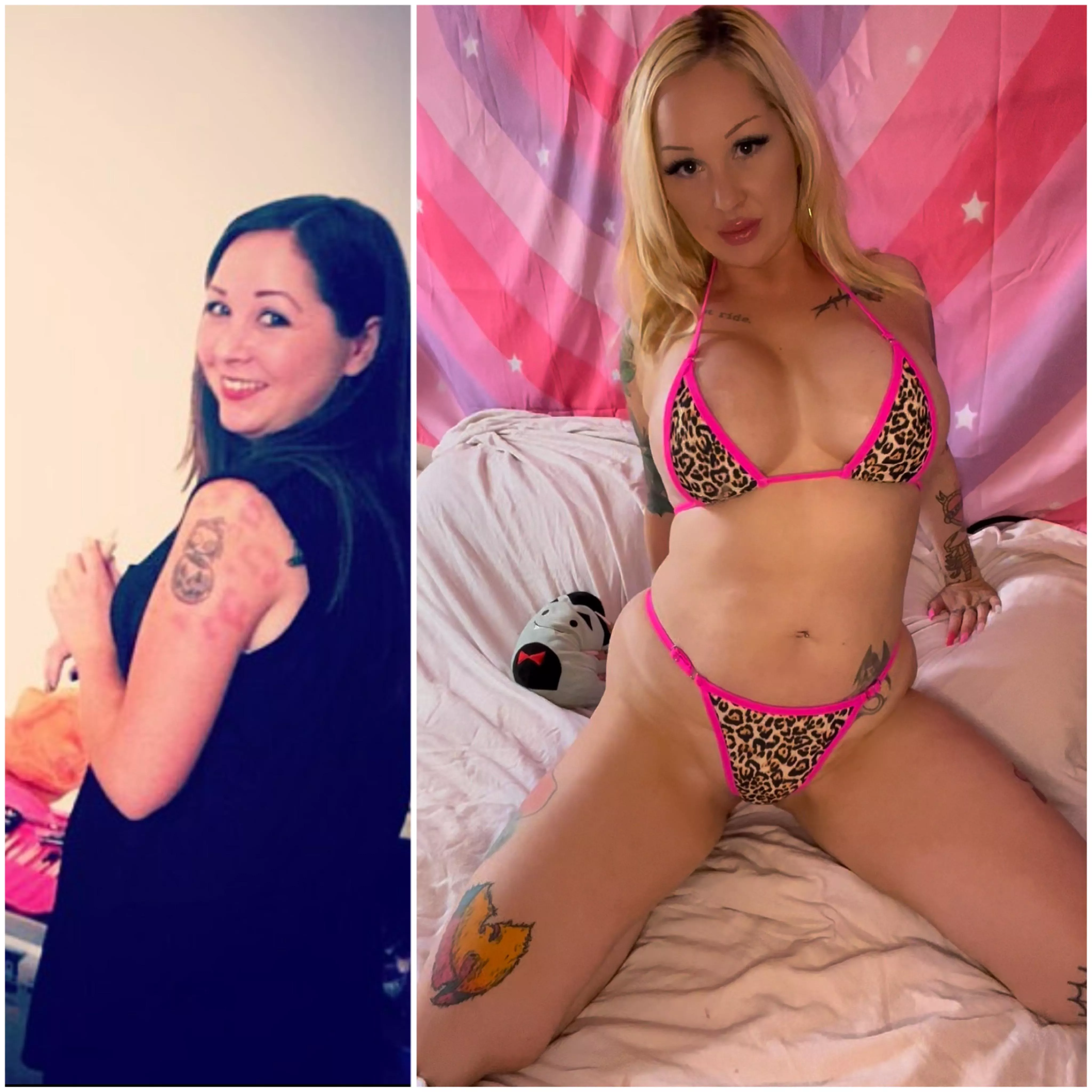 My evolution so far! I need to go further - more weight loss, bigger tits! posted by laylabimbo