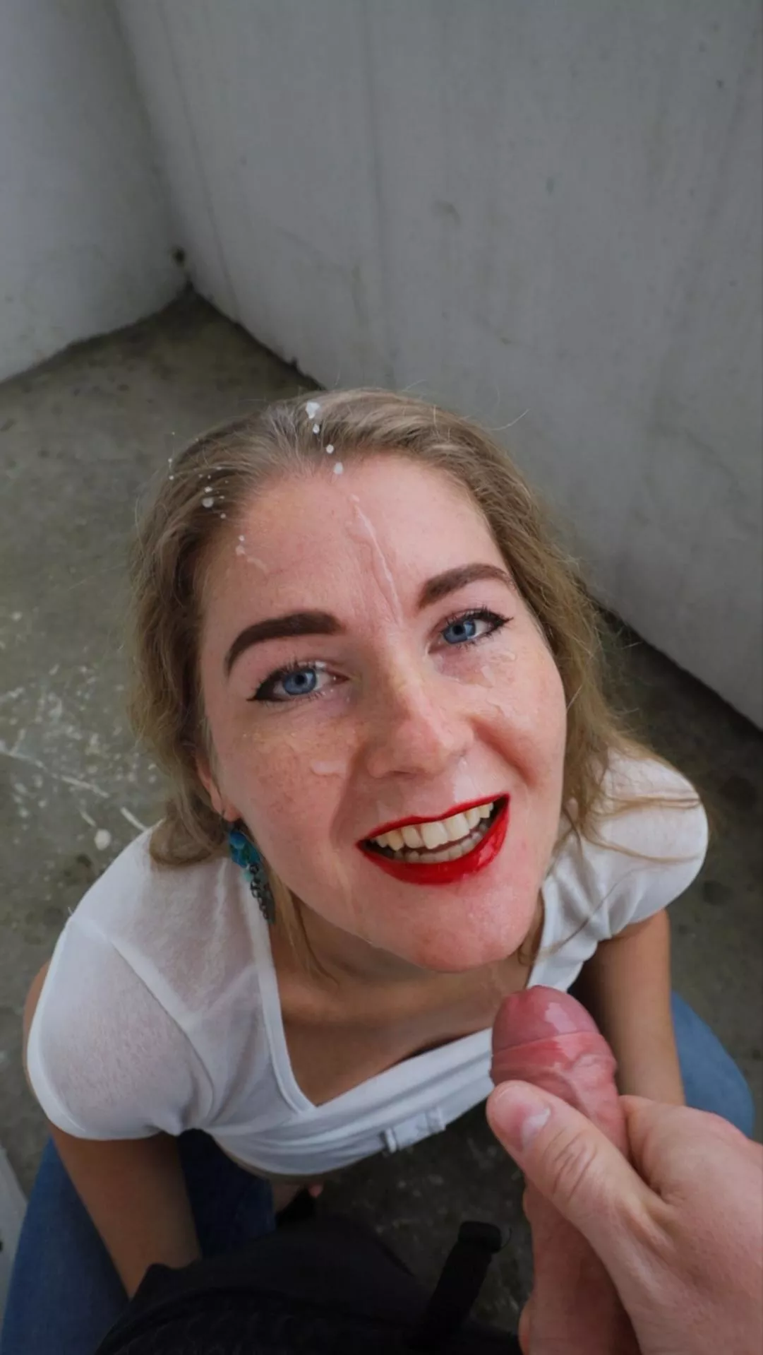 My facial style posted by WhoreSlutMilf