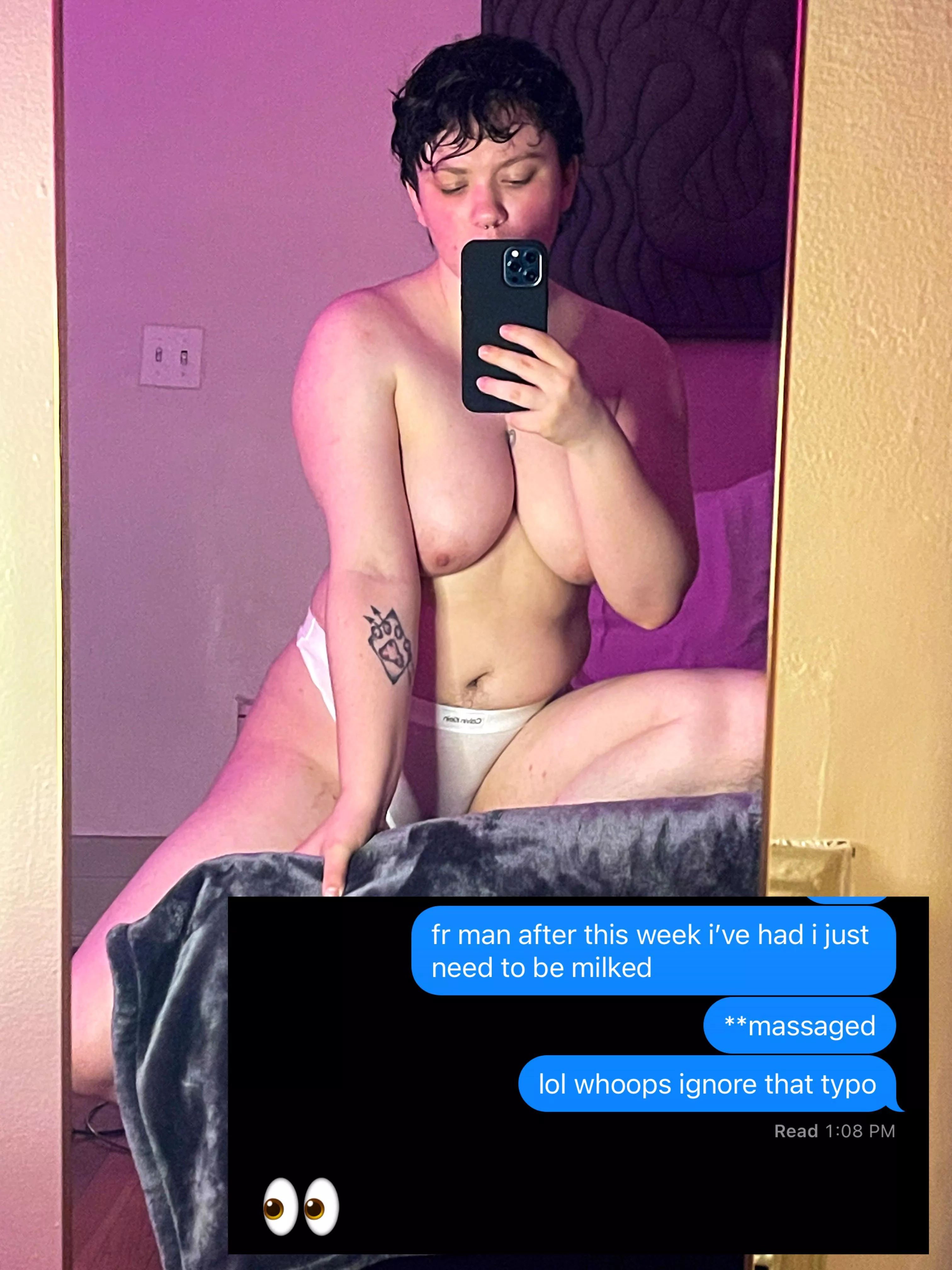 uh… so this just happened 😵‍💫 do i reply with this pic? posted by augustbeck