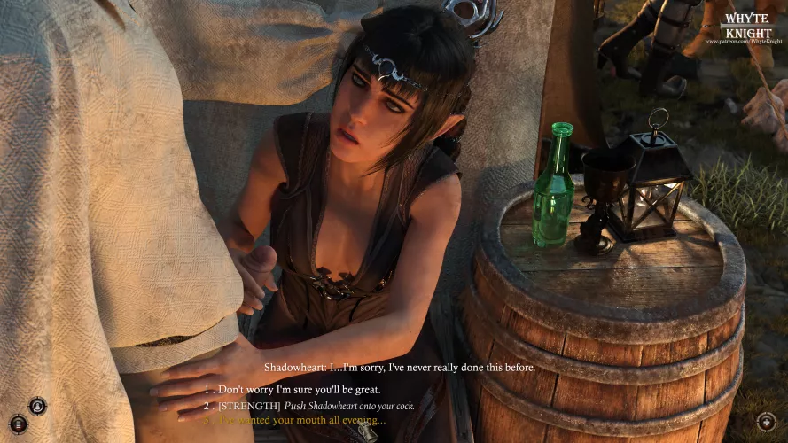 A Hidden Corner of the Grove Afterparty by Whyte_Knight_Artist