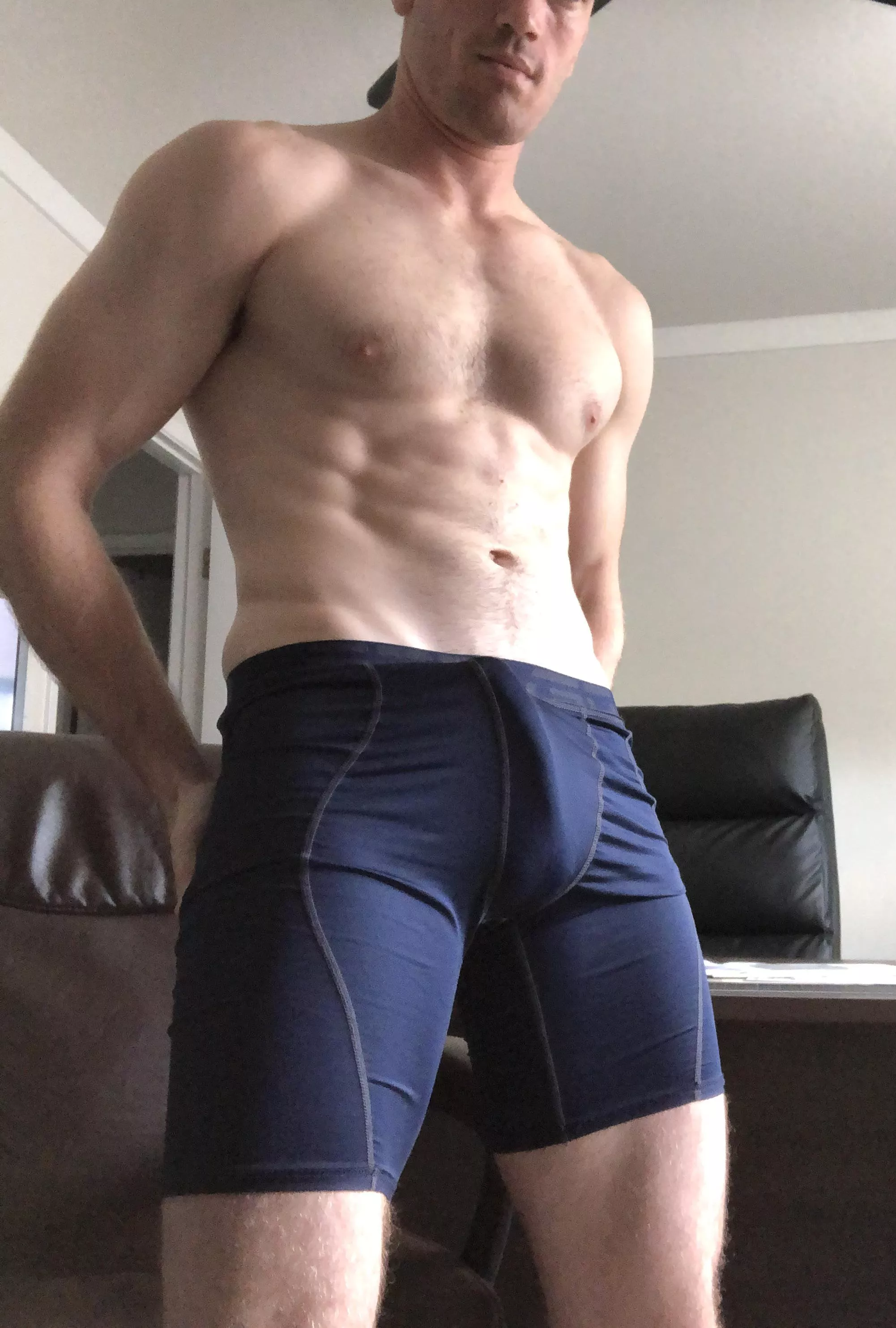 Anyone else get this hard after a workout?[m] posted by johnfuckme69