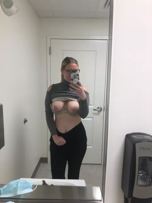 Feeling naughty at work 😈 by OurDirtySecretXo