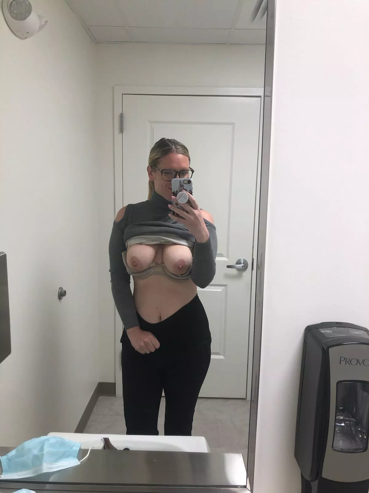 Feeling naughty at work 😈 posted by OurDirtySecretXo