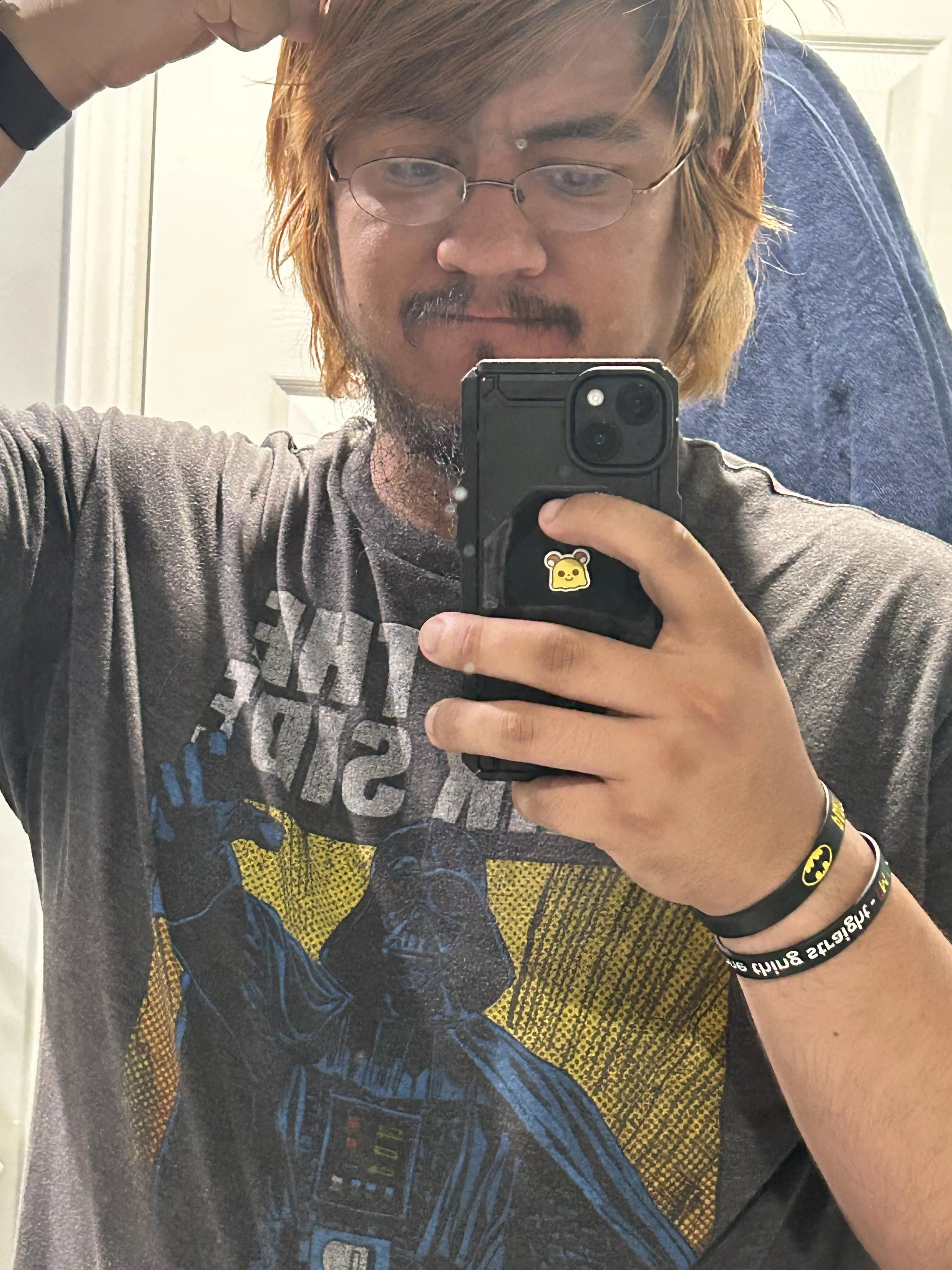 First thing I did after buying a new phone was take my cousins favorite Ham-Ham and stick them on my case posted by Tee-Gee-Eye