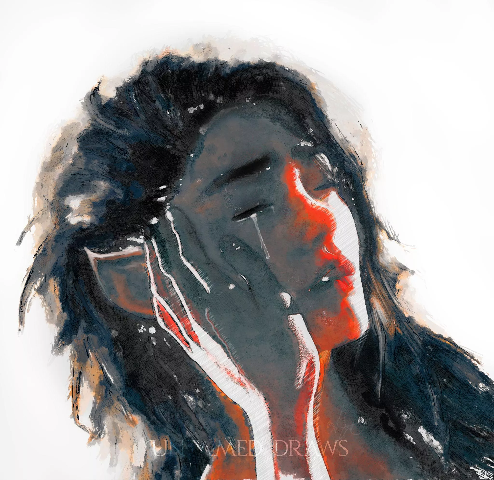 [For Hire] [OC] Painting the Heart of a DnD Fantasy Elf (by me Untamed.Draws) posted by PristineDealer6687