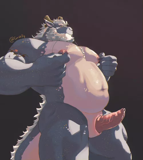 I present to you, dragon nips. (Gavelly) by shibasaurus-rex