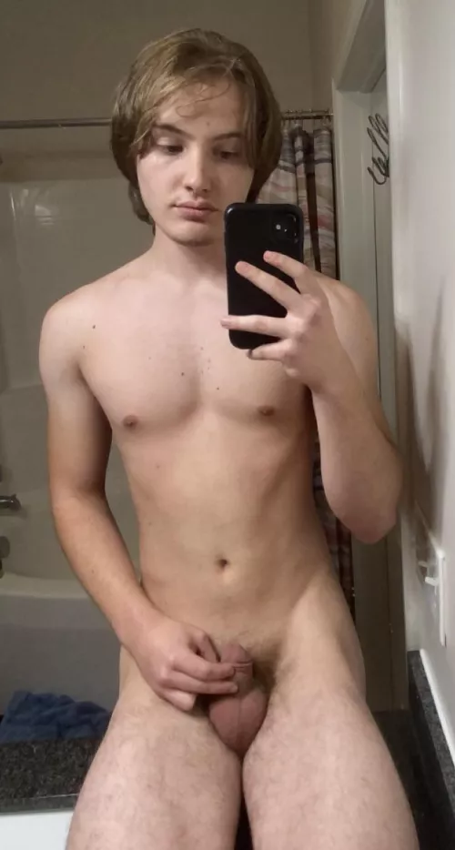 I’m pretty small and petite. Here’s me posing on the sink. by Organic-Ad-6602