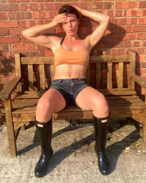 It’s very hot weather for wellies by CailleCassidy