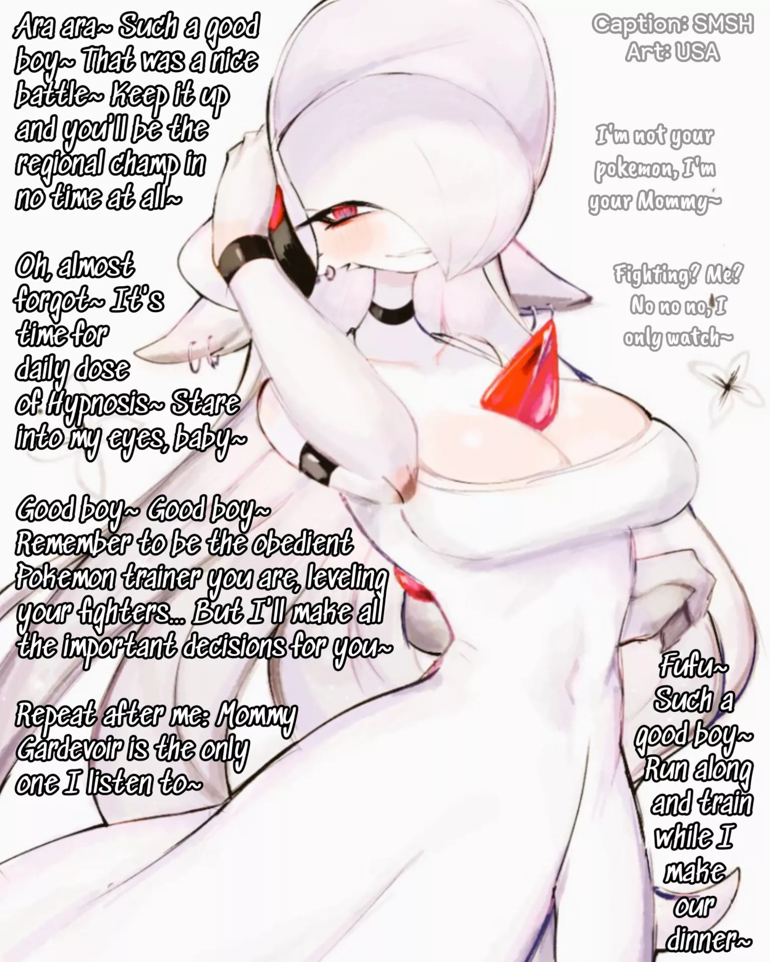 Light Evolution [Gardevoir] [Pastel Form] [Hypno] [Dommy Mommy] [Psychopath, But Hot] [Manipulative] [166/365] posted by SMSH-1A