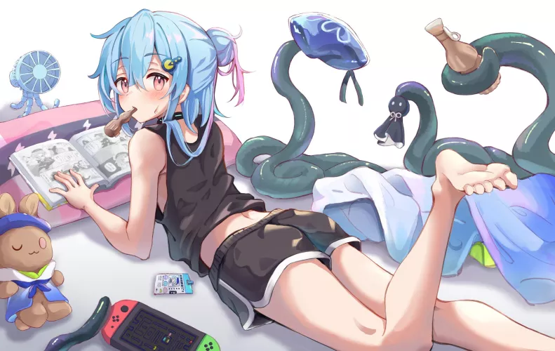 Mizuki relaxing by pedoro_pedoro