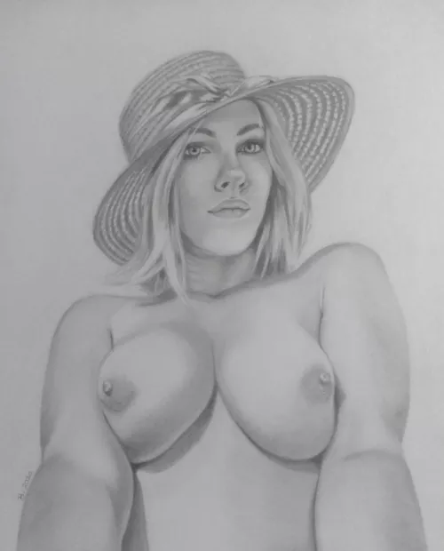 One of my pencil drawings by Erotic_Artist_UK