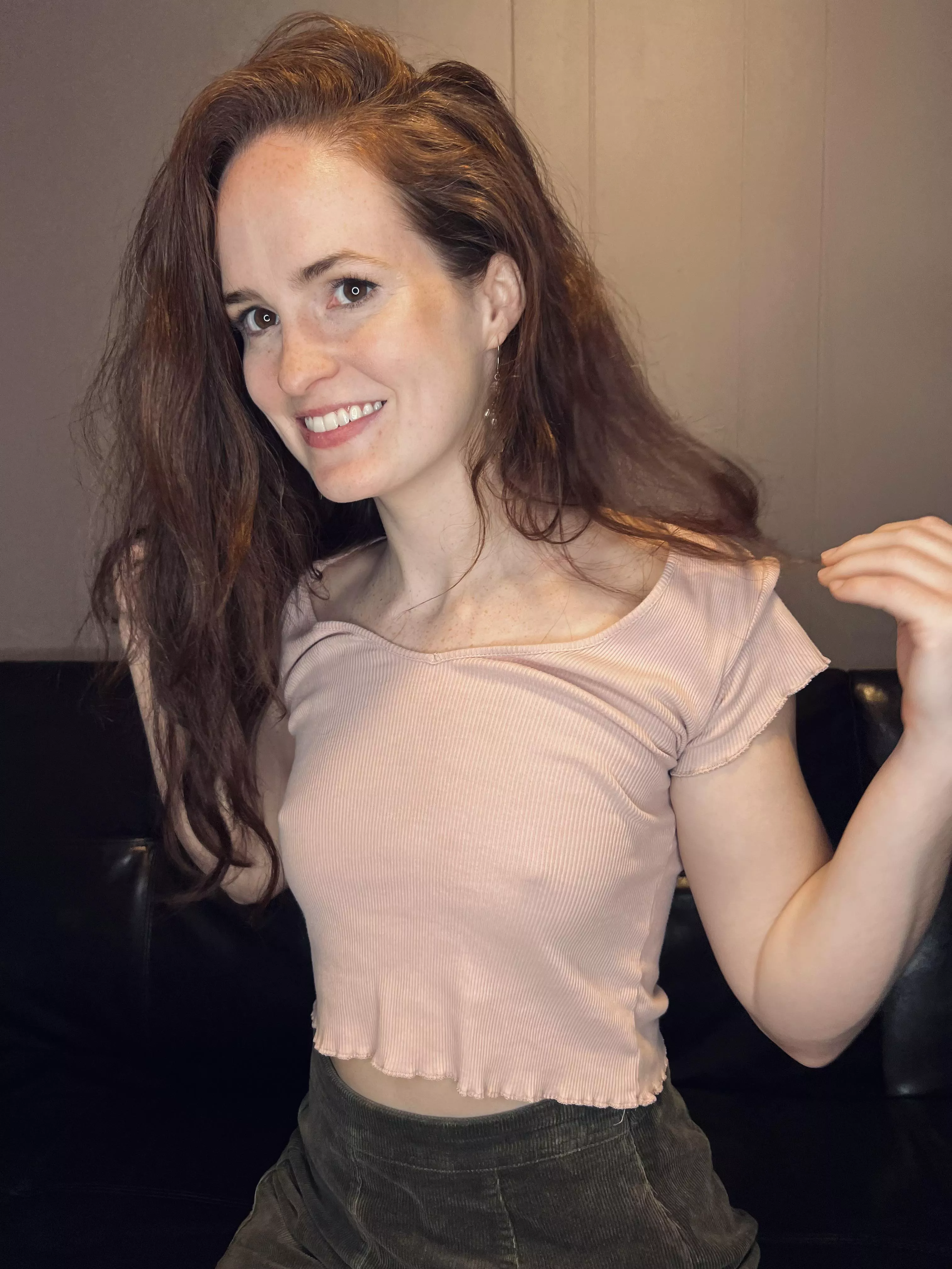 When I first tried on this shirt, I thought “omg cute!” What are your thoughts? posted by saltysweetcaroline