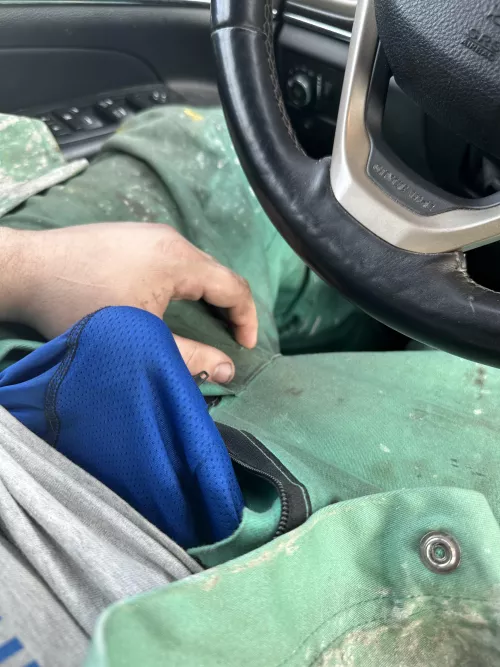 Blue collar chub stuck at work by Odd-Speed7945