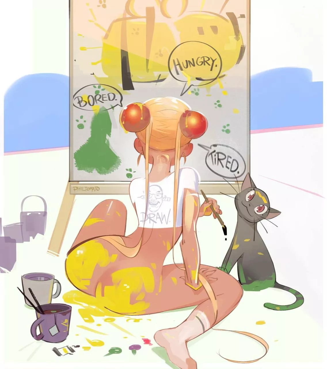 Bored artist posted by Affectionate-Ride965