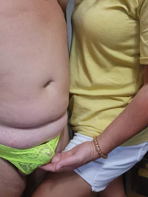 I let him wear a pair of my used panties today to work by wyckedjasmine