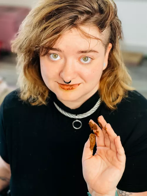 Just finger painting. Delicious, delicious finger paint. by dirtcvnt