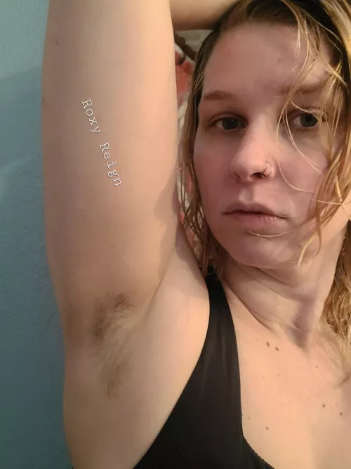 Just showered I'm thinking of going no deodorant today by RoxyReign18