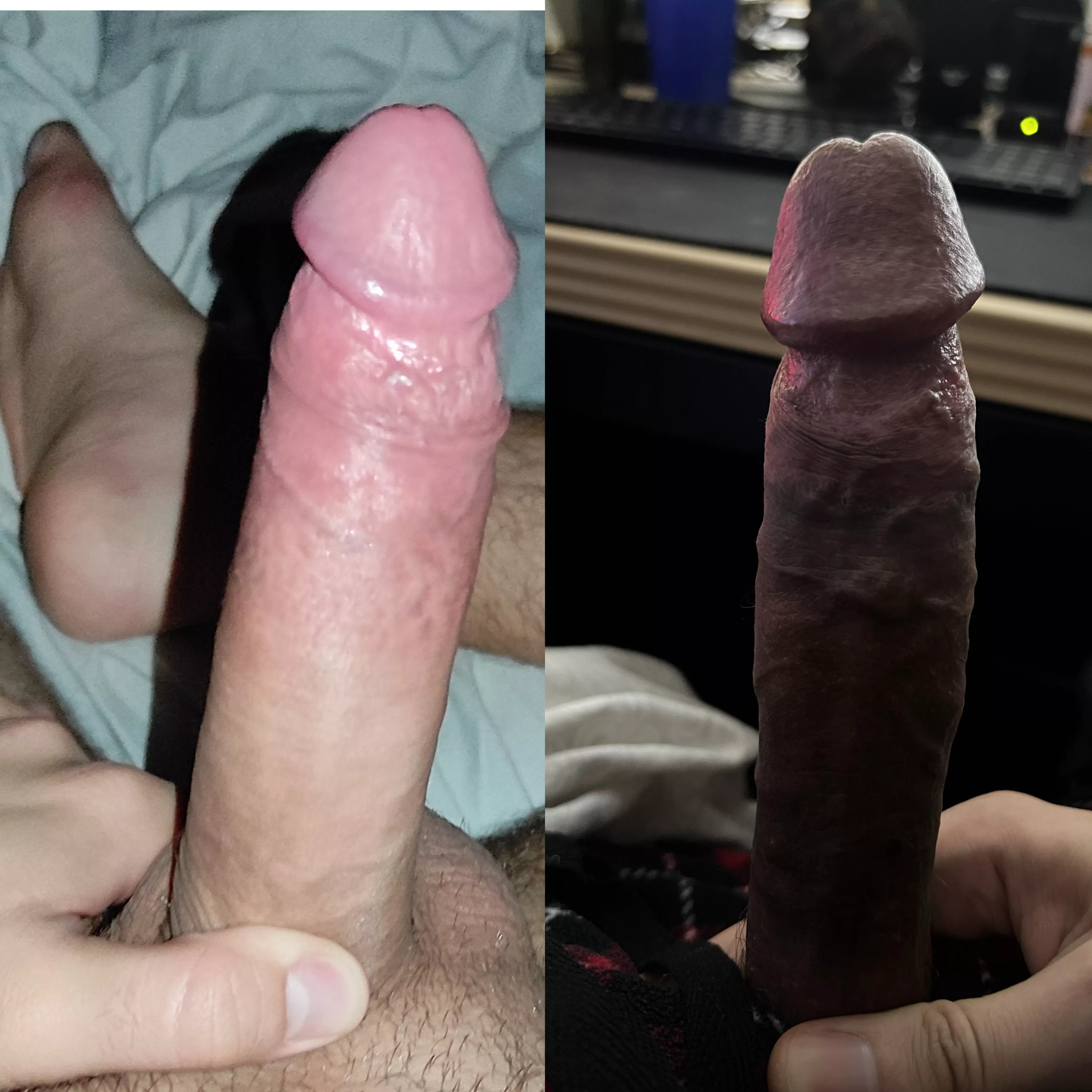 Me (left) vs my friend (right) posted by Lord_of_the_dreams