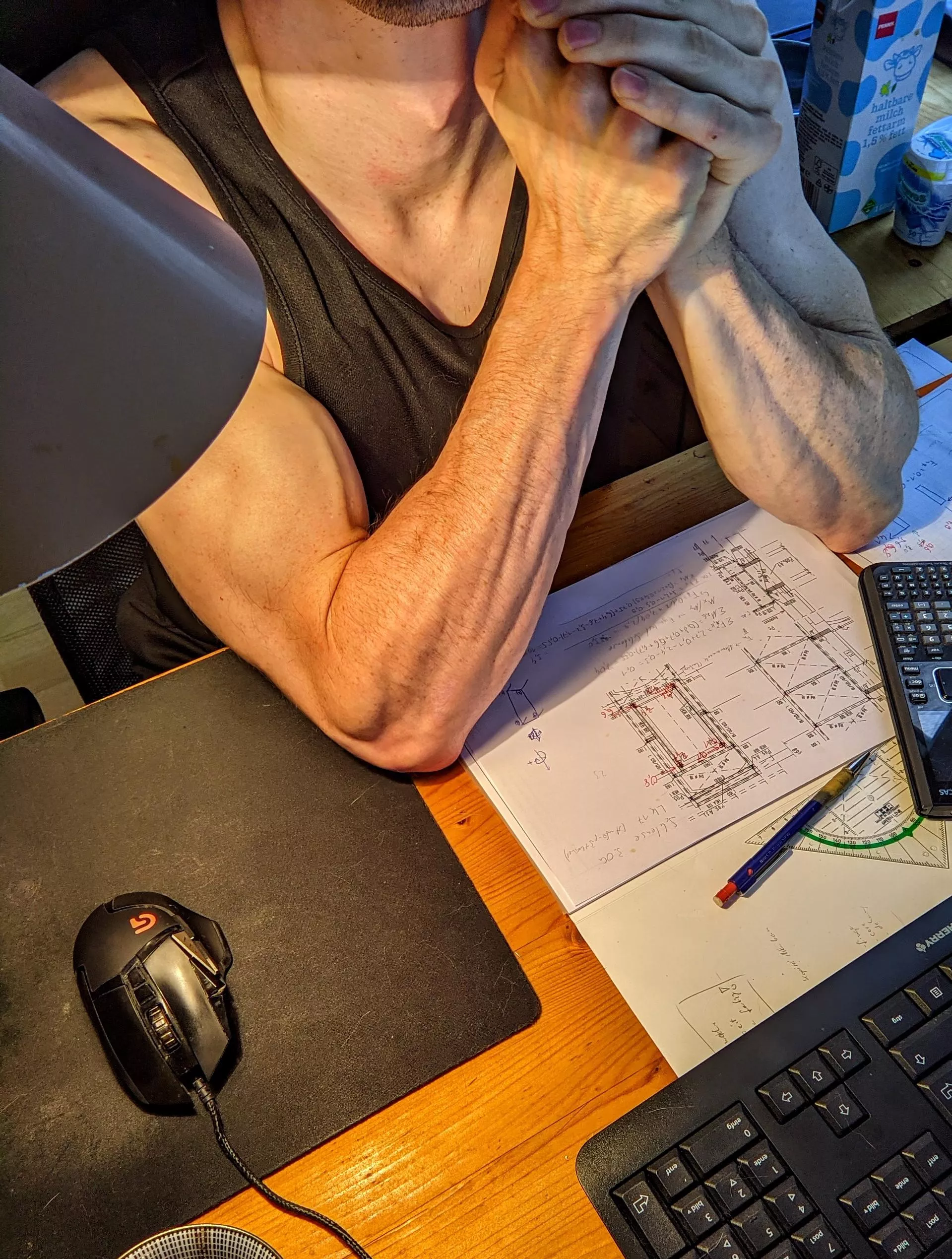 Out here representing white collar forearms posted by bookehuck