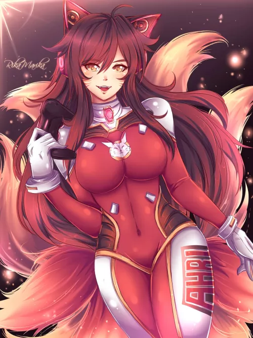 Pilot suit Ahri by Jaxx1992