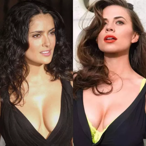 Salma Hayek vs Hayley Atwell by wise_memer