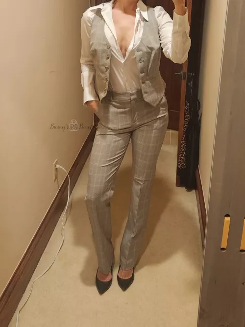 Wondering if I need that top button... [f] by bunnywithbenefits