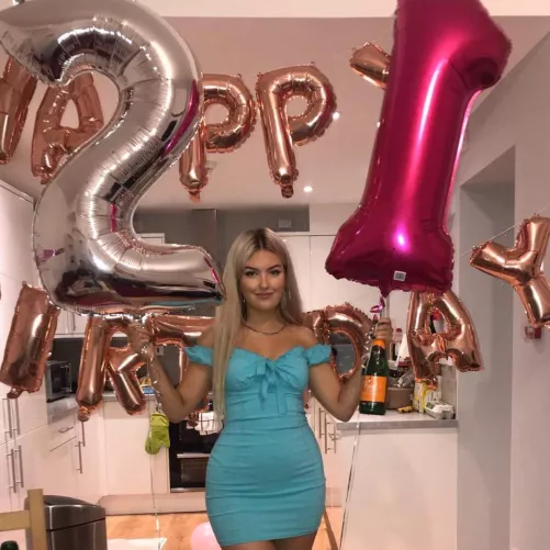 You can tell she had a nice 21st by wanker436
